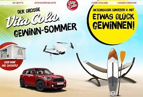 vitacola-sommer.de, Vita Cola Code eingeben, Vita Cola Gewinnspiel