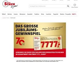 Wohn Schick Gutschein Gewinnspiel, Wohn Schick Gewinnspiel