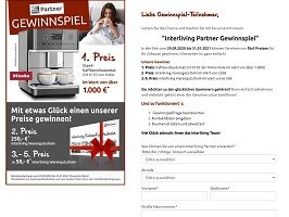 Miele Kaffeevollautomat Gewinnspiel, Einrichtungspartnerring Gewinnspiel