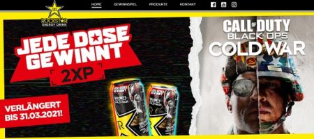 rockstarenergydrink.de, Rockstar Gewinnspiel