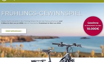 Yves Rocher E-Bike Gewinnspiel, Yves Rocher Gewinnspiel