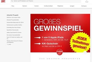 kik.de/gewinnen, kik Gewinnspiel