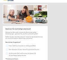 Öko Möbel Gewinnspiel, EnBW Gewinnspiel
