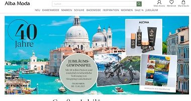 Alba Moda 40 Jahre Gewinnspiel, Alba Moda Gewinnspiel