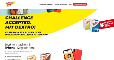 Dextro Energy Kassenbon Gewinnspiel, iPhone 12 Gewinnspiel, Dextro Energy Gewinnspiel