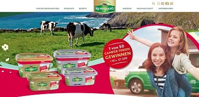 Kerrygold Code eingeben, Kerrygold Gewinnspiel