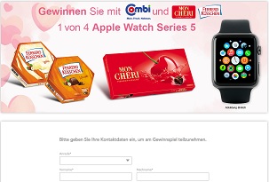 ferrero-handzettel.de Gewinnspiel