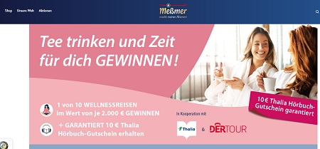 Messmer Kassenbon hochladen, Messmer Gewinnspiel