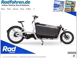 E-Cargobike Gewinnspiel, Radfahren.de Gewinnspiel