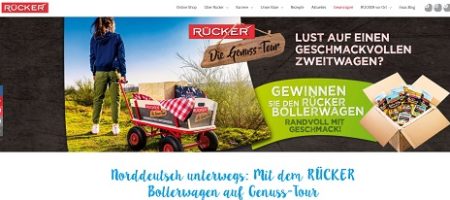 Bollerwagen Gewinnspiel, Rücker Gewinnspiel