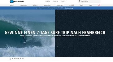 Frankreich Surf Urlaub Gewinnspiel, Blue-Tomato Gewinnspiel