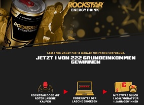 Rockstar Energy Code eingeben, Rockstar Energy Gewinnspiel