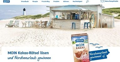 Nordsee Urlaub Gewinnspiel, Milram Gewinnspiel