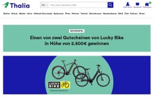 Lucky Bike Gewinnspiel, Thalia Gewinnspiel