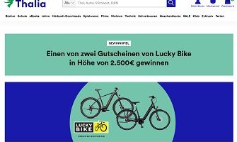 Lucky Bike Gewinnspiel, Thalia Gewinnspiel