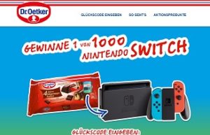 oetker-gewinnspiel.de, Dr. Oetker Code eingeben, Dr. Oetker Gewinnspiel