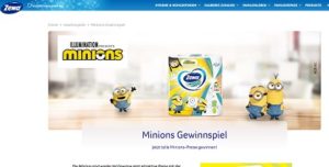Zewa Kassenbon hochladen, Zewa Gewinnspiel