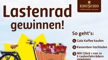 Eduscho Gala Kassenbon Gewinnspiel, Eduscho Gewinnspiel