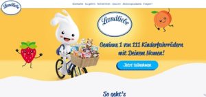 Landliebe Kassenbon hochladen, Landliebe Gewinnspiel