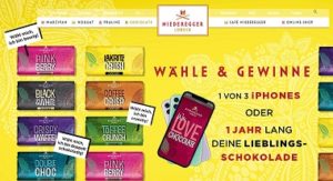 iPhone Gewinnspiel, Niederegger Gewinnspiel