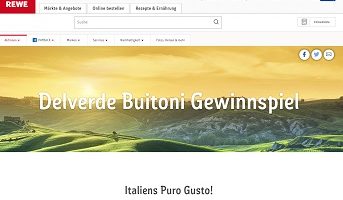 Italien Reise Gewinnspiel, Rewe Gewinnspiel