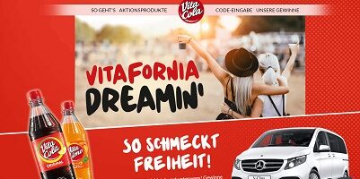 Vita Cola Code eingeben, Vita Cola Gewinnspiel