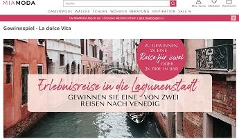MiaModa Bargeld Gewinnspiel, MiaModa Gewinnspiel