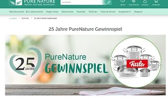Fissler Topfset Gewinnspiel, PureNature Gewinnspiel