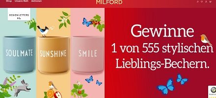 Milford Kassenbon Gewinnspiel, Milford Gewinnspiel