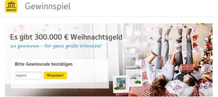 WEB.de Gewinnspiel