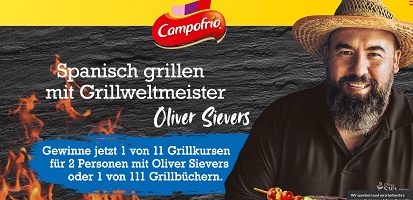Grillkurs Gewinnspiel, Campofrio Gewinnspiel