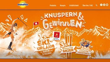 Davos Skiurlaub Gewinnspiel, Ovomaltine Gewinnspiel