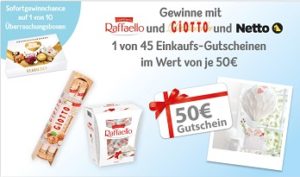 ferero-handzettel.de/netto, ferero-handzettel.de gewinnspiel