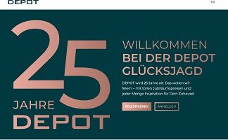gluecksjagd.depot-online.com, Depot Code eingeben, Depot Gewinnspiel