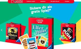Nutella loves Ravensburger, Nutella Aktion