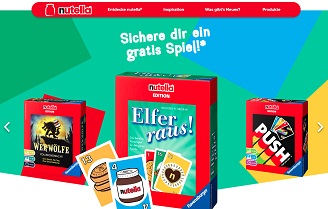 Nutella loves Ravensburger, Nutella Aktion