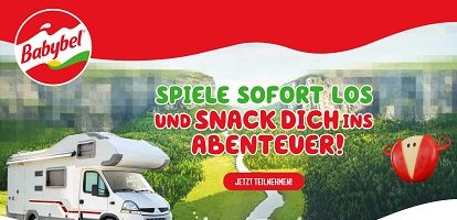Camper Reise Gewinnspiel, Babybel Gewinnspiel