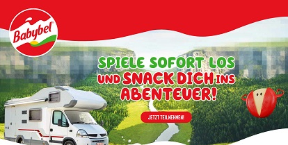 Camper Reise Gewinnspiel, Babybel Gewinnspiel