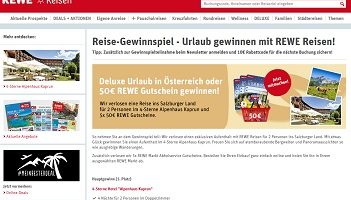 REWE Reisen Österreich Gewinnspiel, Österreich Kurzurlaub Gewinnspiel, Rewe Reisen Gewinnspiel