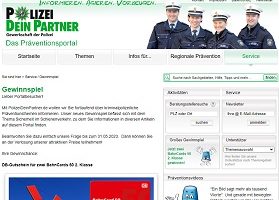 Bahncard Gewinnspiel, Polizein Dein Partner Gewinnspiel
