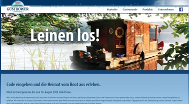 Güstrower Code eingeben, Güstrower Gewinnspiel
