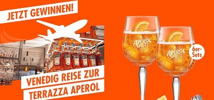 Venedig Reise Gewinnspiel, Aperol Gewinnspiel