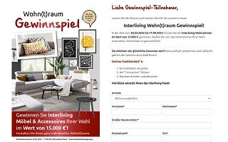 Interliving Wohnzimmer Gewinnspiel, Einrichtungspartnerring Gewinnspiel