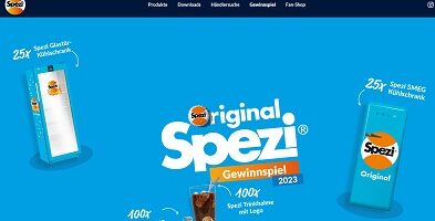 Smeg Kühlschrank Gewinnspiel, Spezi Gewinnspiel
