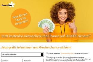 Burda Bargeld Gewinnspiel