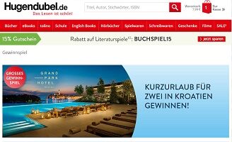 Hugendubel Urlaub Gewinnspiel, Hugendubel Gewinnspiel
