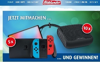 Nintendo Switch Gewinnspiel, Böklunder Gewinnspiel