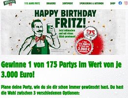 Brinkhoffs Code eingeben, Brinkhoffs Gewinnspiel