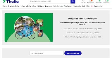 Familien-Urlaub Gewinnspiel, Thalia Gewinnspiel