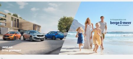 Berge und Meer Reisegutschein Gewinnspiel, Skoda Gewinnspiel